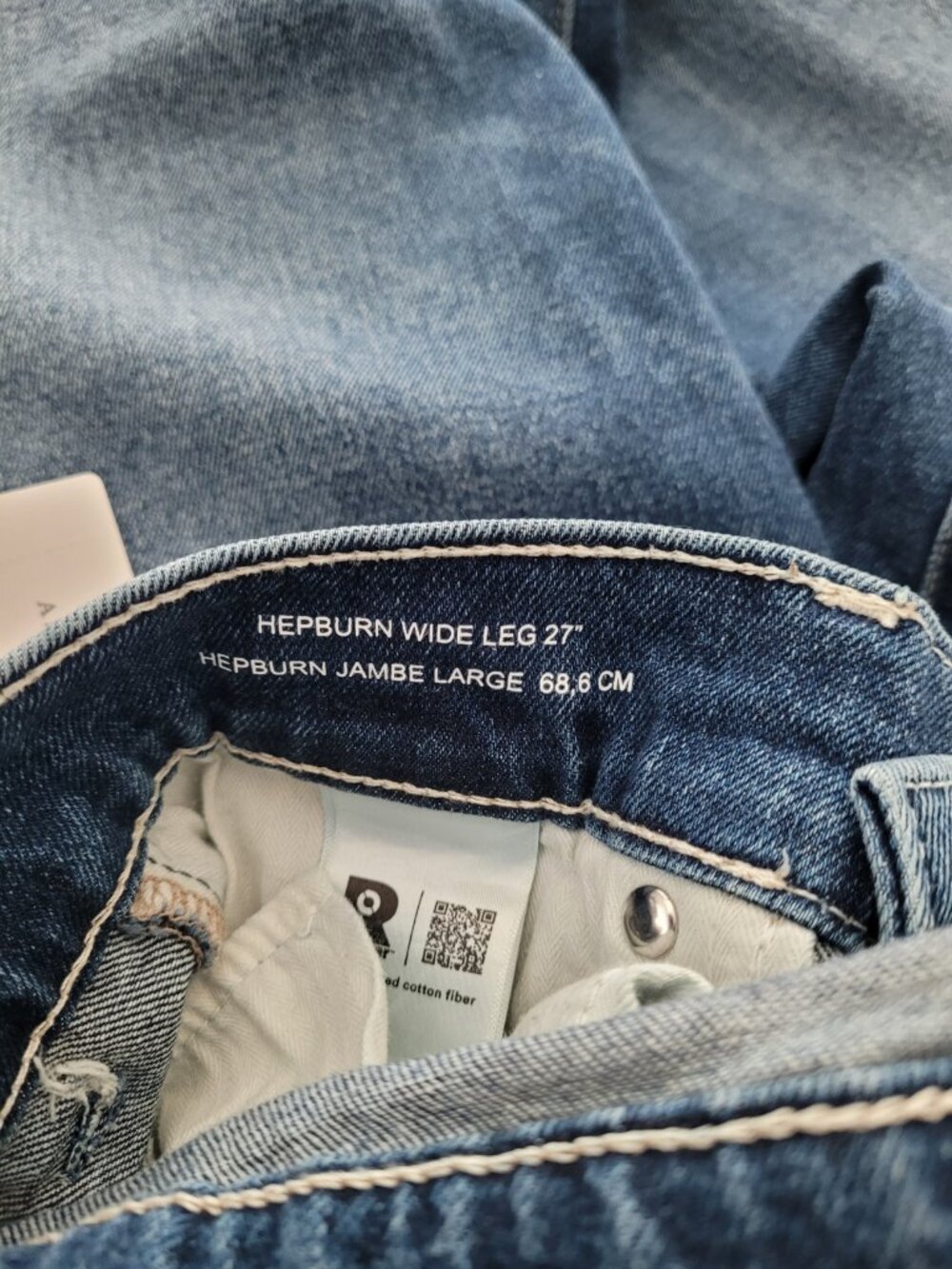 NWT ANTHROPOLOGIE DL1961 Hepburn Wide Leg High Rise Ankle Jeans Size 29 - Picture 6 of 8